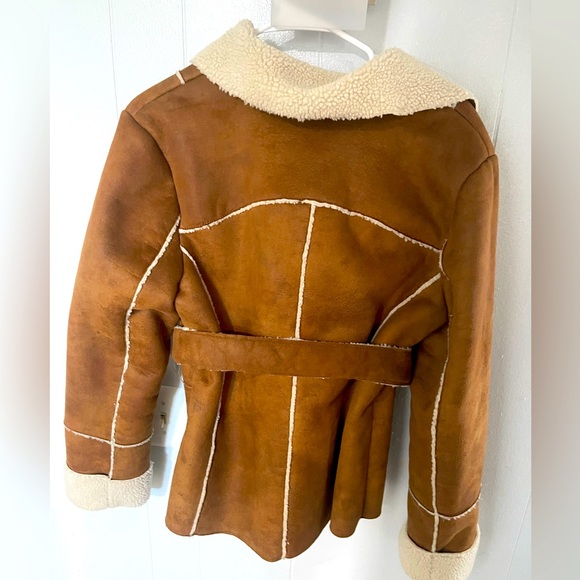 Brown Faux suede coat - Picture 2 of 2